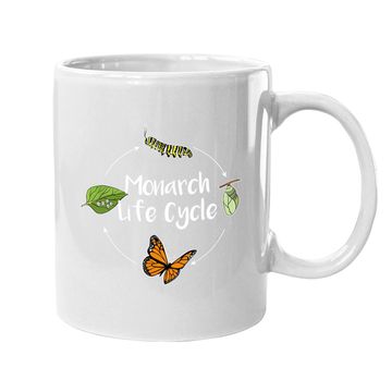 Discover Monarch Life Cycle - Butterfly Caterpillar Gift Coffee Mug