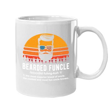 Discover Bearded Funcle Definition Coffee Mug