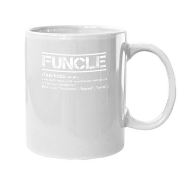 Discover Cool Uncle Gift Uncle B-day Present Funcle Definition Uncle Coffee Mug