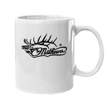 Discover Mathews Elk Hunting Logo'd Archery Coffee Mug