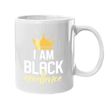 Discover I Am Black Excellence Coffee Mug