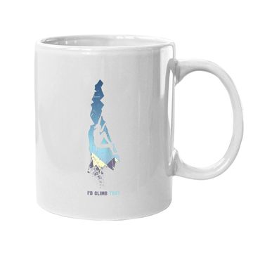 Discover Id Climb That Coffee Mug, Mountain Climber Gift Rock Climbing Coffee Mug