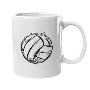 Discover Volleyball Game Day For Volleyball Lovers Coffee Mug
