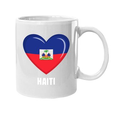 Discover Haiti Flag Coffee Mug