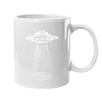 Discover Ufo  alien Abduction Flying Saucer Spacecraft Coffee Mug