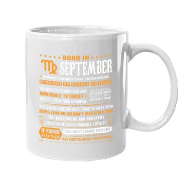 Discover September Birthday Born In September Virgo Coffee Mug