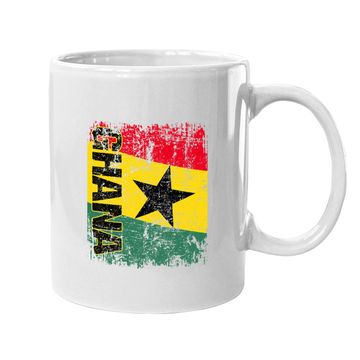 Discover Ghana Flag Vintage Coffee Mug