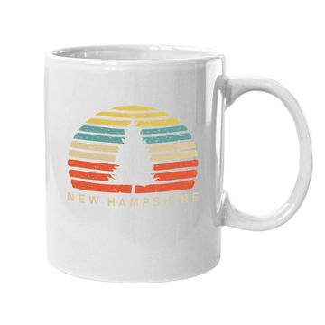Discover Retro Sunset New Hampshire Coffee Mug