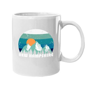 Discover New Hampshire State Retro Coffee Mug