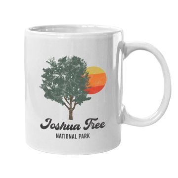 Discover Retro Joshua Tree National Park Vintage Hiking Camping Coffee Mug