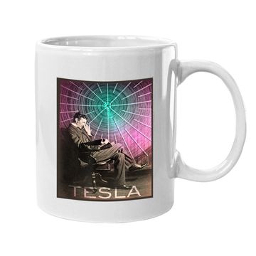 Discover Nikola Tesla's Ac Electricity Inspiring Science Coffee Mug