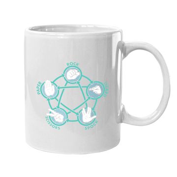 Discover Rock Paper Scissors Lizard Spock Game Coffee Mug