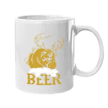 Discover Beer Deer Bear Coffee Mug