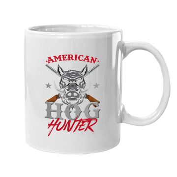 Discover American Hog Hunter Swine Boar Hunting Gift Coffee Mug