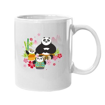 Discover Kung Fu Panda Po And Pandas Floral Coffee Mug