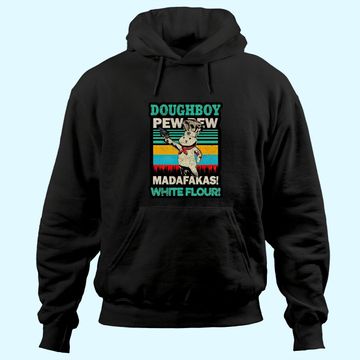 Discover Doughboy Vintage PewPew Madafakas White Flour Hoodies
