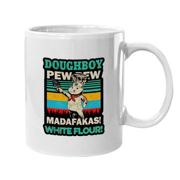 Discover Doughboy Vintage PewPew Madafakas White Flour Mugs