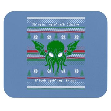 Discover Cthulhu Cultist Christmas Mouse Pads