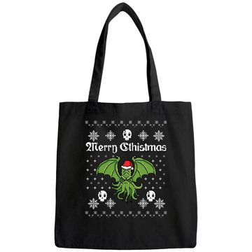 Discover Merry Cthistmas Cthulhu Ugly Christmas Bags