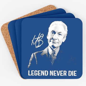Discover Legends Never Die Charlie Watts Signature Coasters