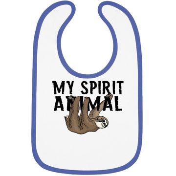 Discover Sloth My Spirit Animal Youth Baby Bib