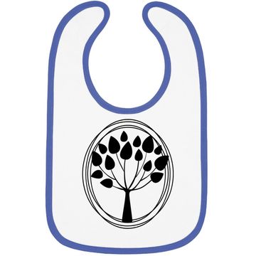 Discover Tree Circle Baby Bib