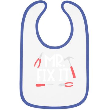 Discover Unique Baby Fathers Day Daddy And Me Baby Bib Mr Fix It