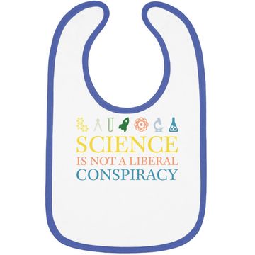 Discover Science Is Not A Liberal Conspiracy Baby Bib