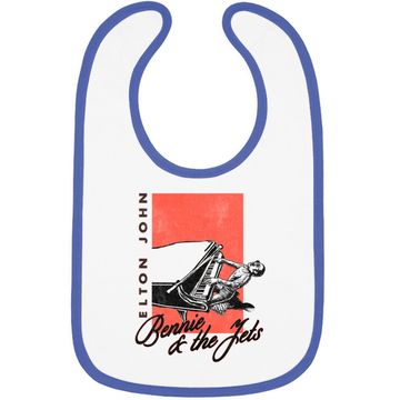 Discover Elton John Bennie And The Jets Baby Bib