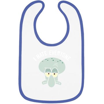 Discover Spongebob Squarepants Squidward I Hate Everyone Baby Bib