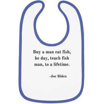 Discover Joe Biden Quote Baby Bib