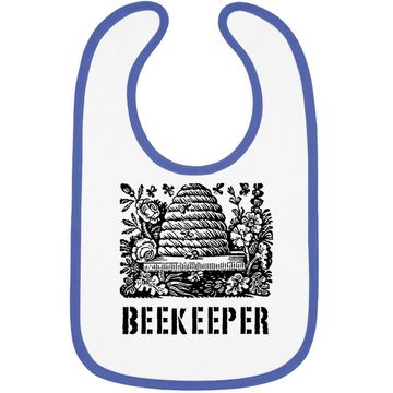Discover Vintage Bee Beekeeper Hive Baby Bib