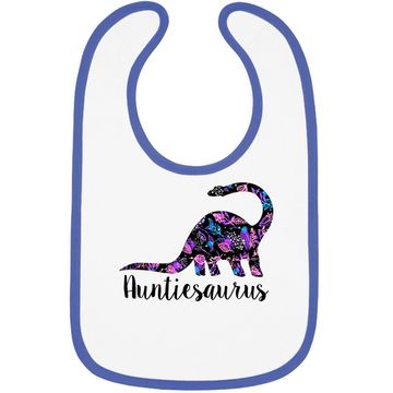 Discover Auntiesaurus Baby Bib Funny Gift For Aunt Cute Graphic Dinosaur Top