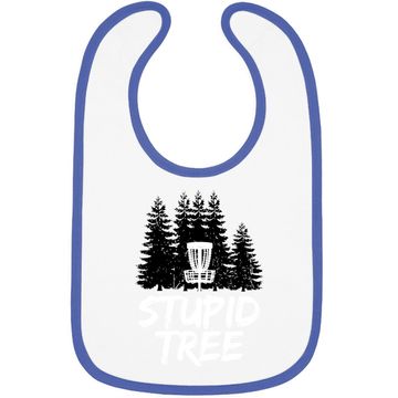 Discover Stupid Tree Disc Golf Baby Bib Funny Frisbee Golf Bib Baby Bib