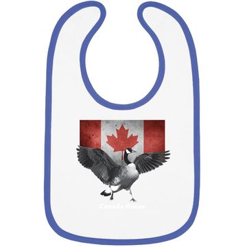 Discover Proud Canadian Flag Canada Goose Baby Bib