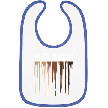 Discover Drippin Melanin Baby Bib For Pride Baby Bib