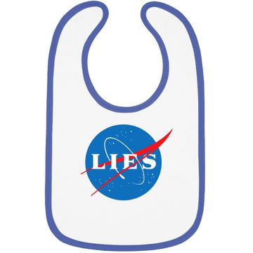 Discover Nasa Lies Flat Earth Baby Bib
