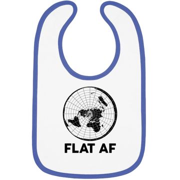 Discover Flat Earther Baby Bib Conspiracy Theory Society Af World Gift