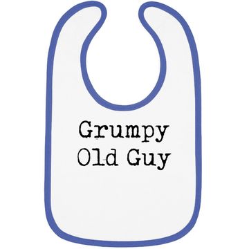 Discover Baby Bib Grumpy Old Guy Baby Bib Funny Sarcastic Fathers Day Bib