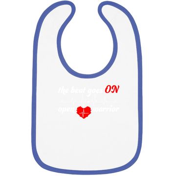 Discover Post Heart Surgery Bypass Recovery Baby Bib Open Heart Warrior