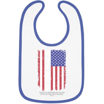 Discover Religious Freedom One Nation Under God Scripture Verse Baby Bib