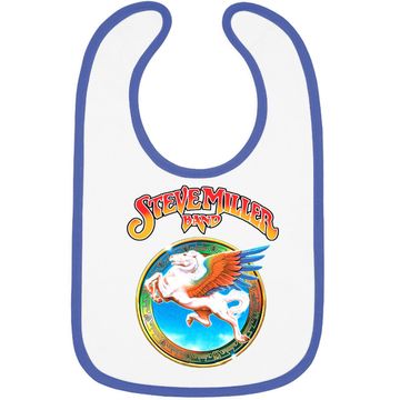 Discover Steve Miller Band Baby Bib Cotton Baby Bib Fashion Round Neck Tops Short Sleeve Bib