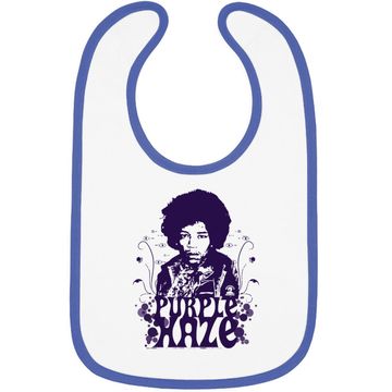 Discover Jimi Hendrix - Purple Haze Baby Bib