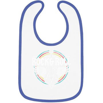 Discover Rock & Roll Guitar Wings Music Baby Bib