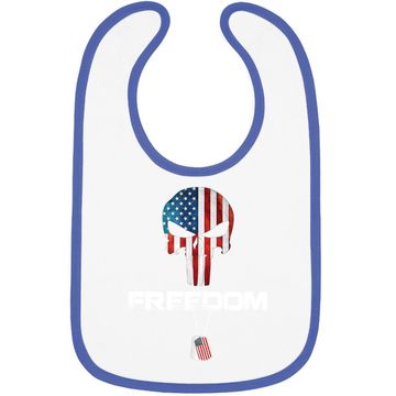 Discover Veteran Day Memorial Day Freedom  baby Bib