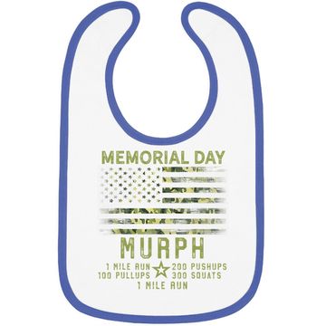 Discover Murph Challenge Memorial Day Wod Workout Gear 2021 Baby Bib