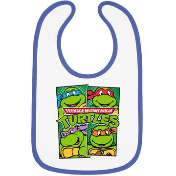 Discover Teenage Mutant Ninja Turtles Paneled Characters Baby Bib