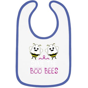 Discover Save The Boo Bees Baby Bib Breast Cancer Awareness Halloween Baby Bib