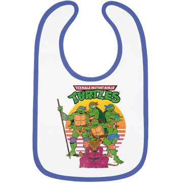 Discover Teenage Mutant Ninja Turtles Retro Sun Group Bib-baby Bib