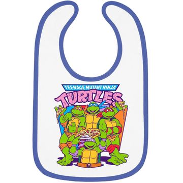 Discover Teenage Mutant Ninja Turtles Pizza & Smiles Baby Bib